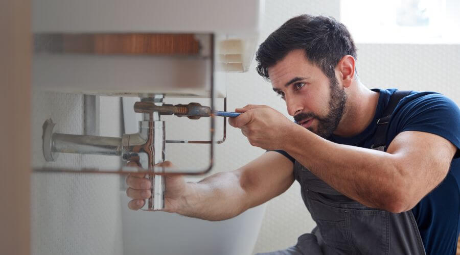Sink faucet installation in Timberon, NM
